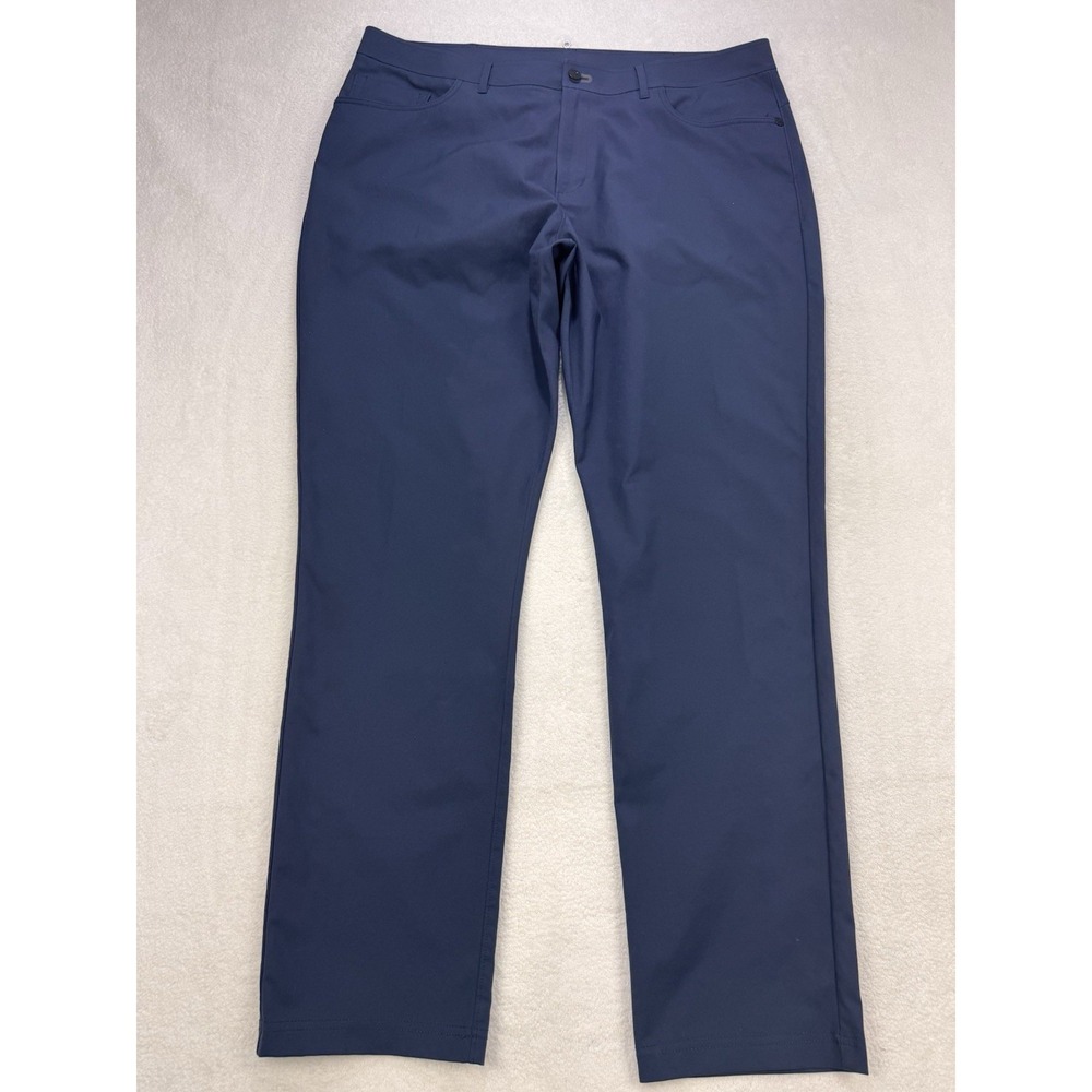 Public Rec Pants Mens 40x34 Navy Blue Gamechanger Stretch 5 Pocket Golf Travel